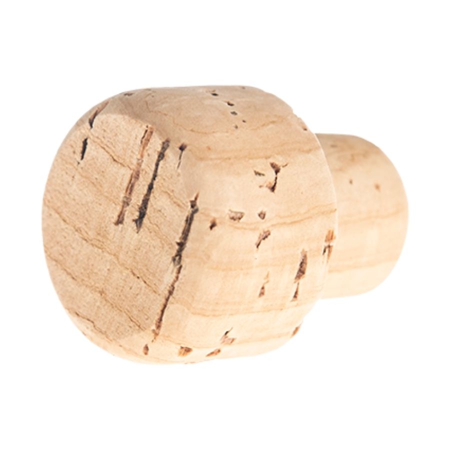 naturkorkenverschluss für flaska flasche von oben