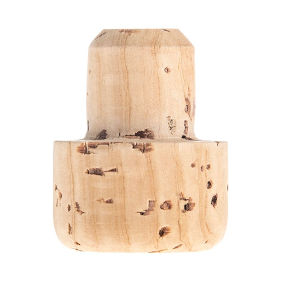 naturkorkenverschluss für flaska flasche von oben