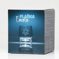 verpackung für wassertrinkglas glas flaska motiv masaru emoto love and gratitude wasserkristall